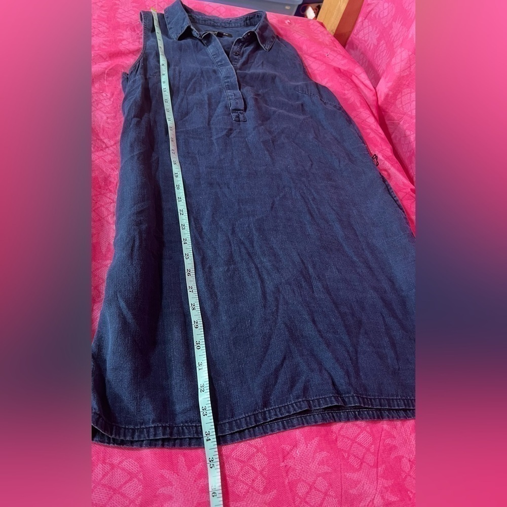 Banana Republic Denim Dress - Size 6P - Picture 2 of 6